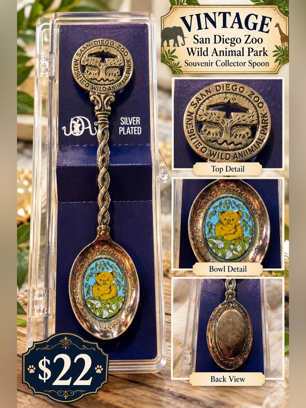 San Diego Zoo Souvenir Spoon